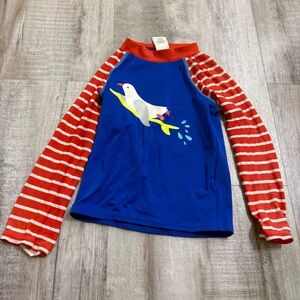 Baby Boden Red Blue Rashguard 2-3